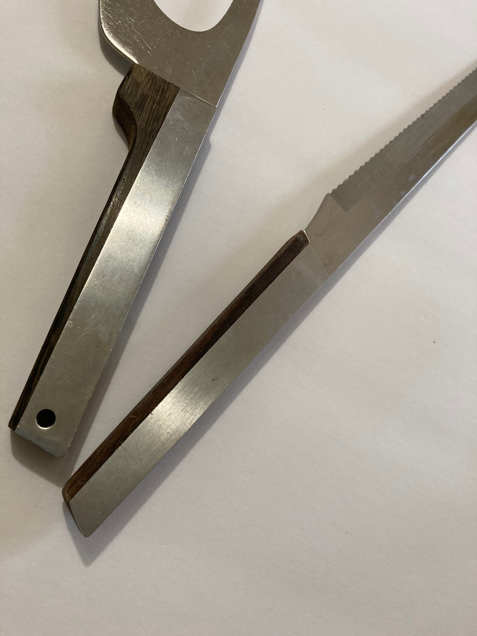 Vernco Japan Stainless Set Meat Fork and Serrated Slicing Etsy