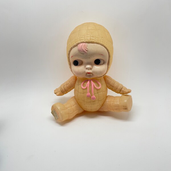 POUPON DE COLLECTION pour Collection,Poupée Ancienne Celluloïd 64 CM