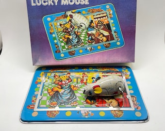 Vintage Tin Toy Mice Wind up and Friction Circa 1960s Vintage