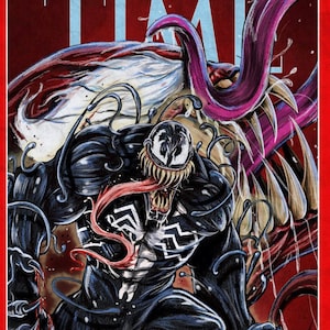 Venom and Carnage satire magazine cover 11x17 glossy