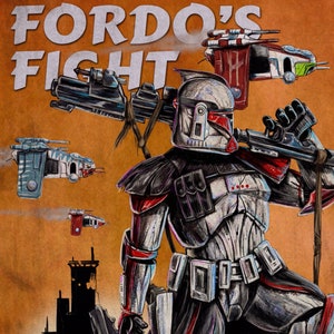 Star Wars The Clone Wars Kapitän Fordo Satire Magazin Cover 11x17
