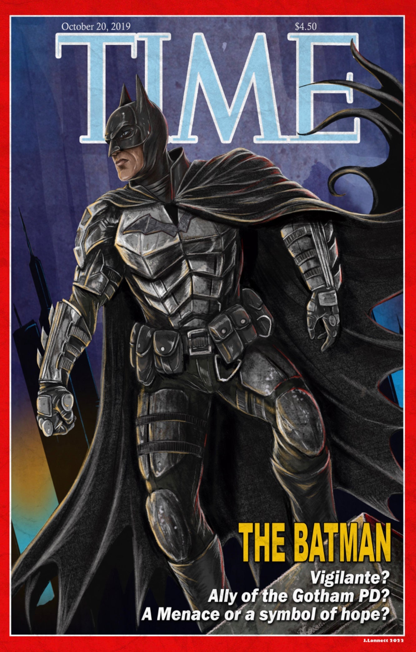 【貴重本】ビンテージ『バットマン／BATMAN』TIME誌 アクリルフレーム付き バットマン映画 タイム誌 風刺表紙 11x17 光沢紙 - Etsy 日本