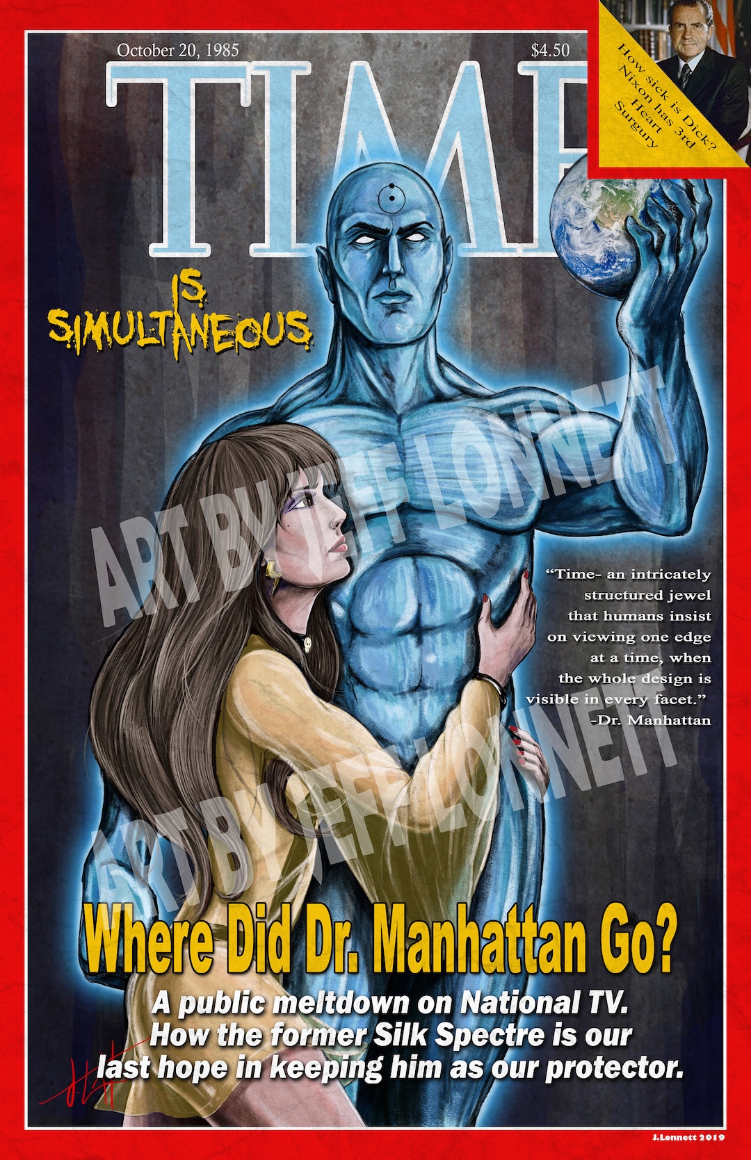 ウォッチメン ドクター・マンハッタン シルク・スペクター タイム誌