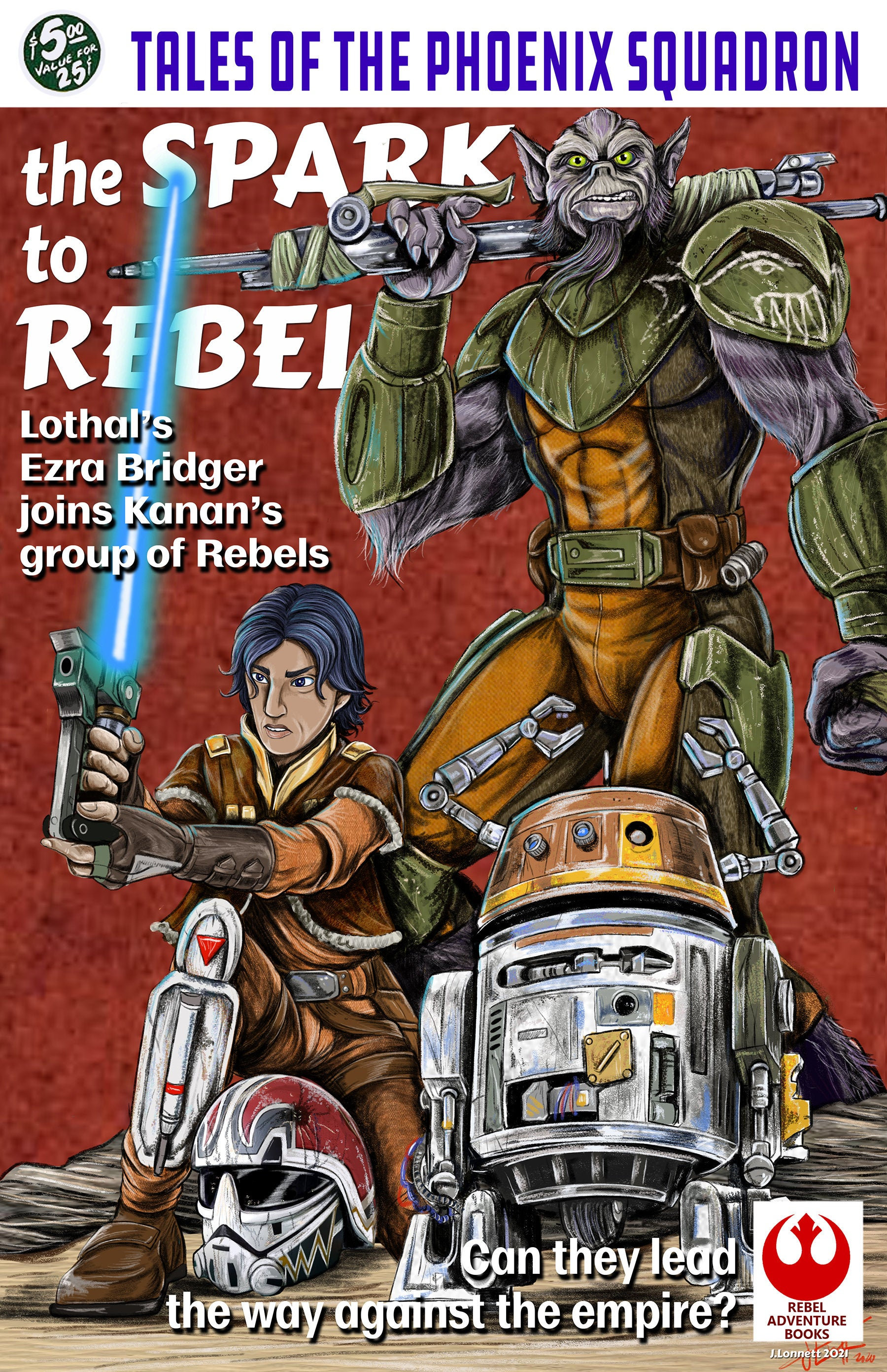Star Wars Rebels Ezra Bridger Zeb Pulp Retro Book Cover Satire Etsy Canada