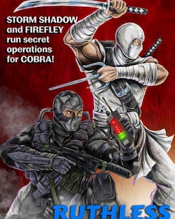 Gi Joe Stormshadow Firefly Pulp Book Cover Satire Cover 11x17