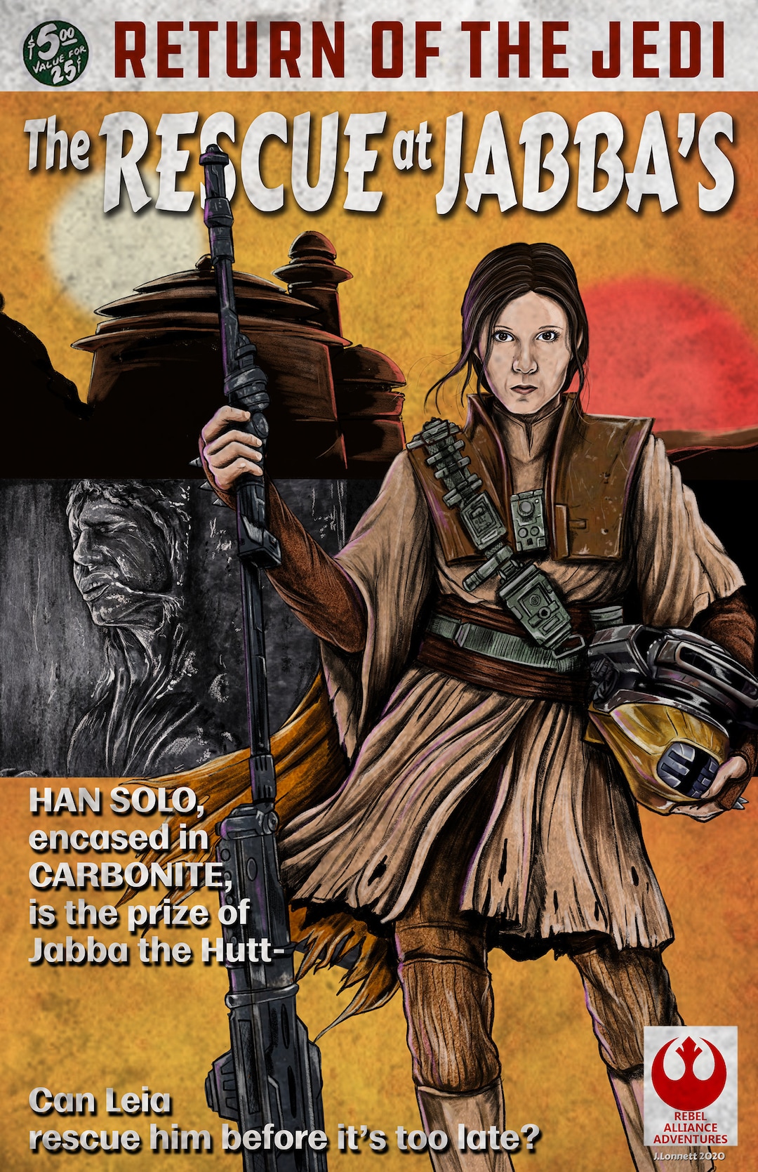 Star Wars Princess Leia Jabba Book Cover Satire Cover 11x17 Glossy star-wars-princess-leia-jabba-book-cover-satire-cover-11x17-glossy