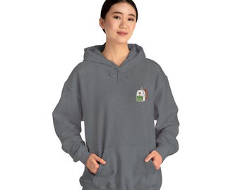 Zaino in pile ricamato | Felpa con cappuccio per il ritorno a scuola | Ritorno a scuola | Supporto per la merenda scolastica | PLUS and Co
