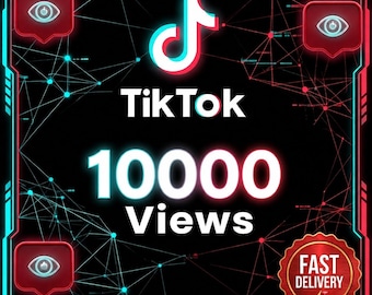 TikTok-Aufrufe und Likes Boost - 10000 TikTok-Aufrufe, organischer TikTok-Wachstumsdienst, Viral-Video-Werbung, schnelle Lieferung