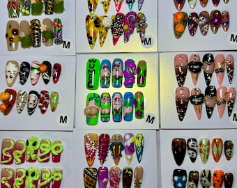 SEPTEMBER - Size Medium Assorted 3D Nails