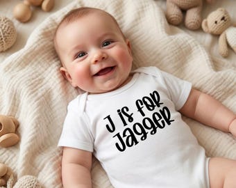 Personalized Name Baby Bodysuit, New Baby Gift, Baby Shower Gift, Newborn Outfit, Custom Baby Outfit, Baby Announcement, Custom Baby Name