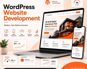 Diseño y desarrollo de sitios web WordPress personalizados / Sitios web empresariales responsivos, páginas de destino, Elementor / Experto en WooCommerce