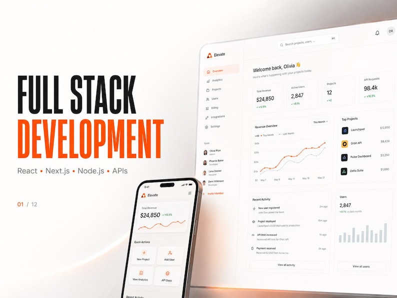 Full Stack Developer | React, Next.js, Node.js, Custom Web Apps & API Integration imagen 1