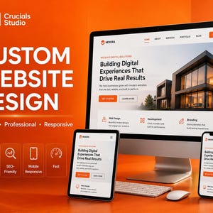 Anpassad webbdesign | Modern företagswebbplatsutveckling | SEO-vänliga, mobilanpassade och professionella webblösningar
