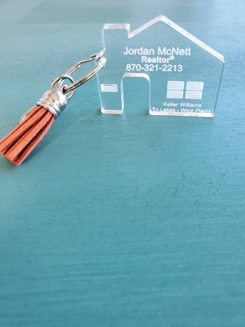 Realtor Keychain Gift / Phone Stand Keychain / Business Card Etsy