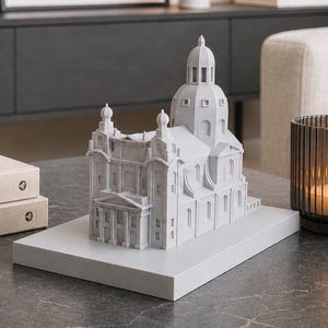 Chiesa dei Gesuiti di Mannheim | Modello architettonico 3D | Souvenir di Mannheim | Collezione LANDMARKS