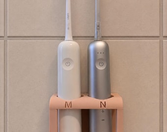 Support mural pour brosse à dents Laifen | Organisateur de salle de bain imprimé en 3D | Station d'accueil pour brosse à dents électrique | Support minimaliste