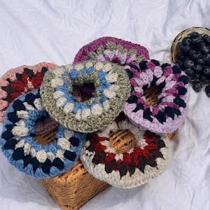 Square Hair Scrunchies - Etsy