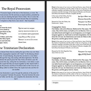 Editable Holy 50 Coptic Orthodox Wedding Program | Microsoft Word Template | English & Coptic | Instant Download