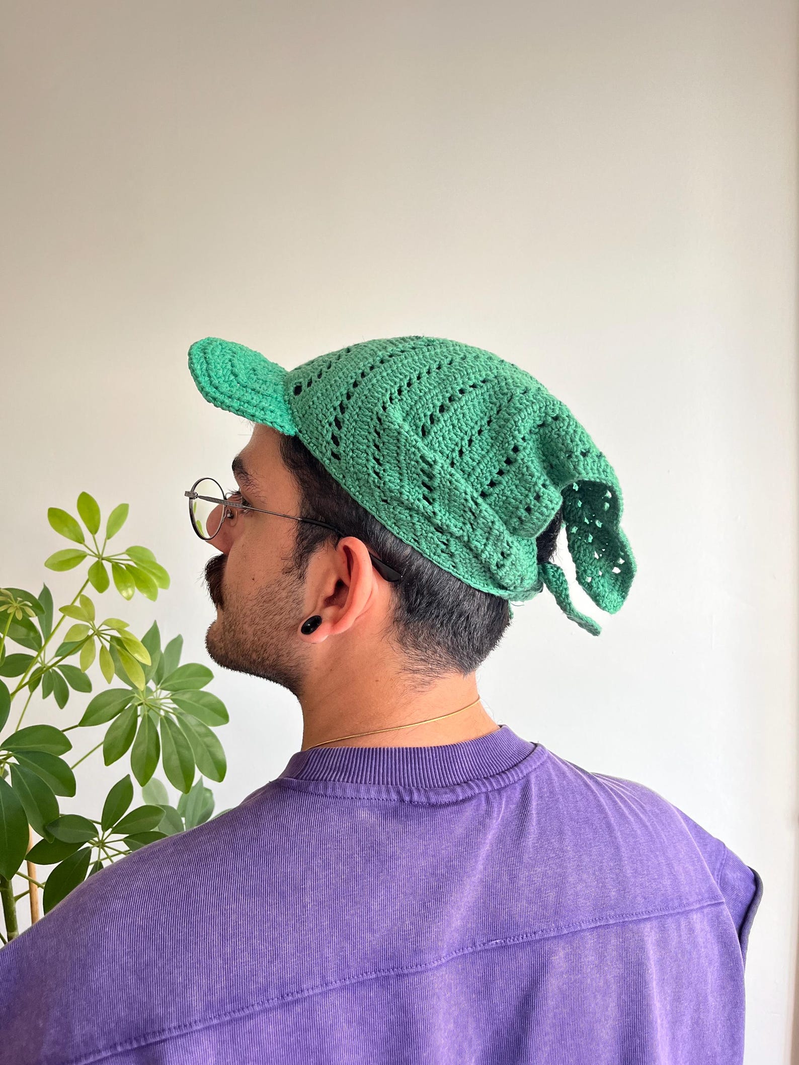 Gehäkelte Bandana Cap