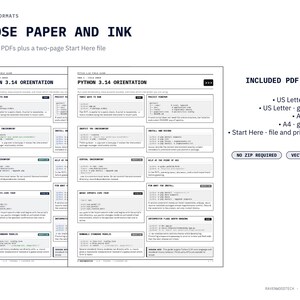 Python 3.14 Field Guide, Printable Programming Reference PDF image 5