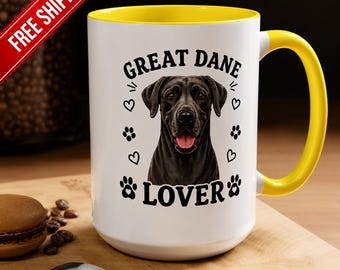 Great Dane Lover Coffee Mug | Accent 11oz 15oz