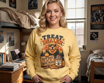 Treat Dealer Sweatshirt | Dog Treats Graphic Pullover