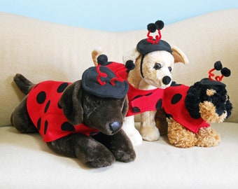 Pet Lady Bug Costume   Halloween  Sizes Extra Small, Small and Medium