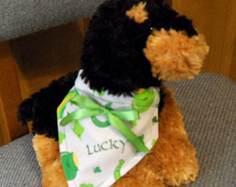 Pet Bandana St. Patricks Day Size Small White