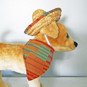 Mexican Dog Costume Sombrero and Bandana