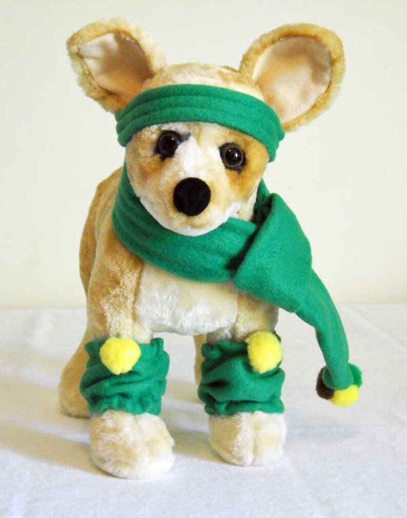 Small Dog Scarf Leg Warmers Head Band Etsy