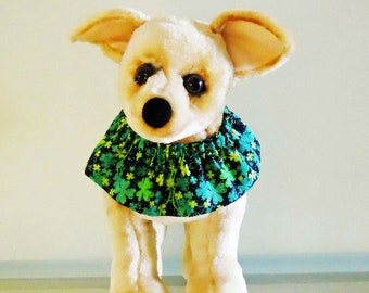 St Patrick's Day Collar Ruffled Small Dog or Cat