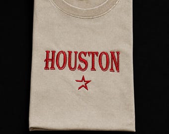 Camiseta bordada de Houston