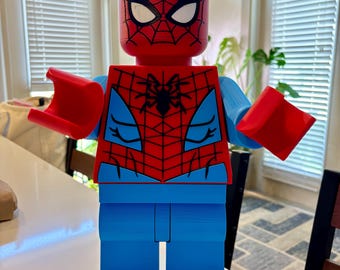 Giant 16-Inch 3D-Printed Spider-Man "Maxifig" Display Statue
