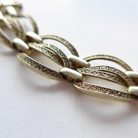 THEODORE FAHRNER Art Deco Silver Gilt Bracelet - L