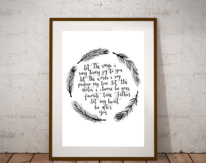Garden // Needtobreathe Etsy