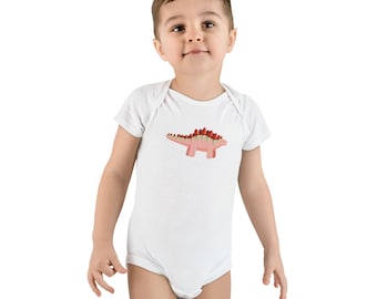 Stego aardbei | Jura-producten | Stegosaurus-aardbeidinosaurus | Genderneutrale onesie
