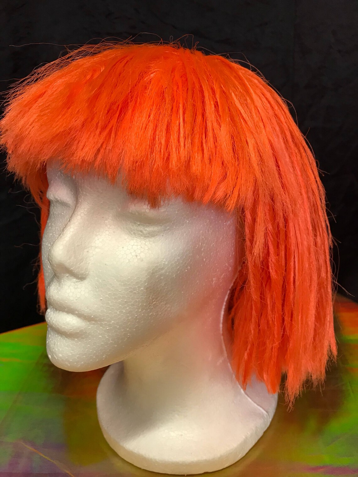 Leeloo Dallas Wig Custom, Cosplay, Wig, Hair Piece, Styled Synthetic