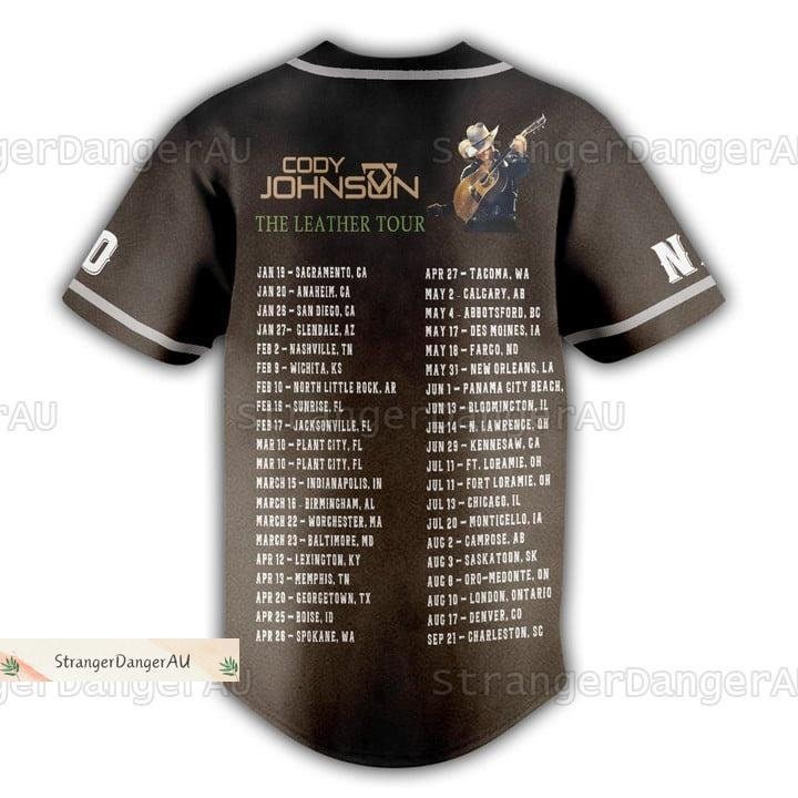 Personalized Cody Johnsonn Jersey, The Leather Tour Jersey Shirt