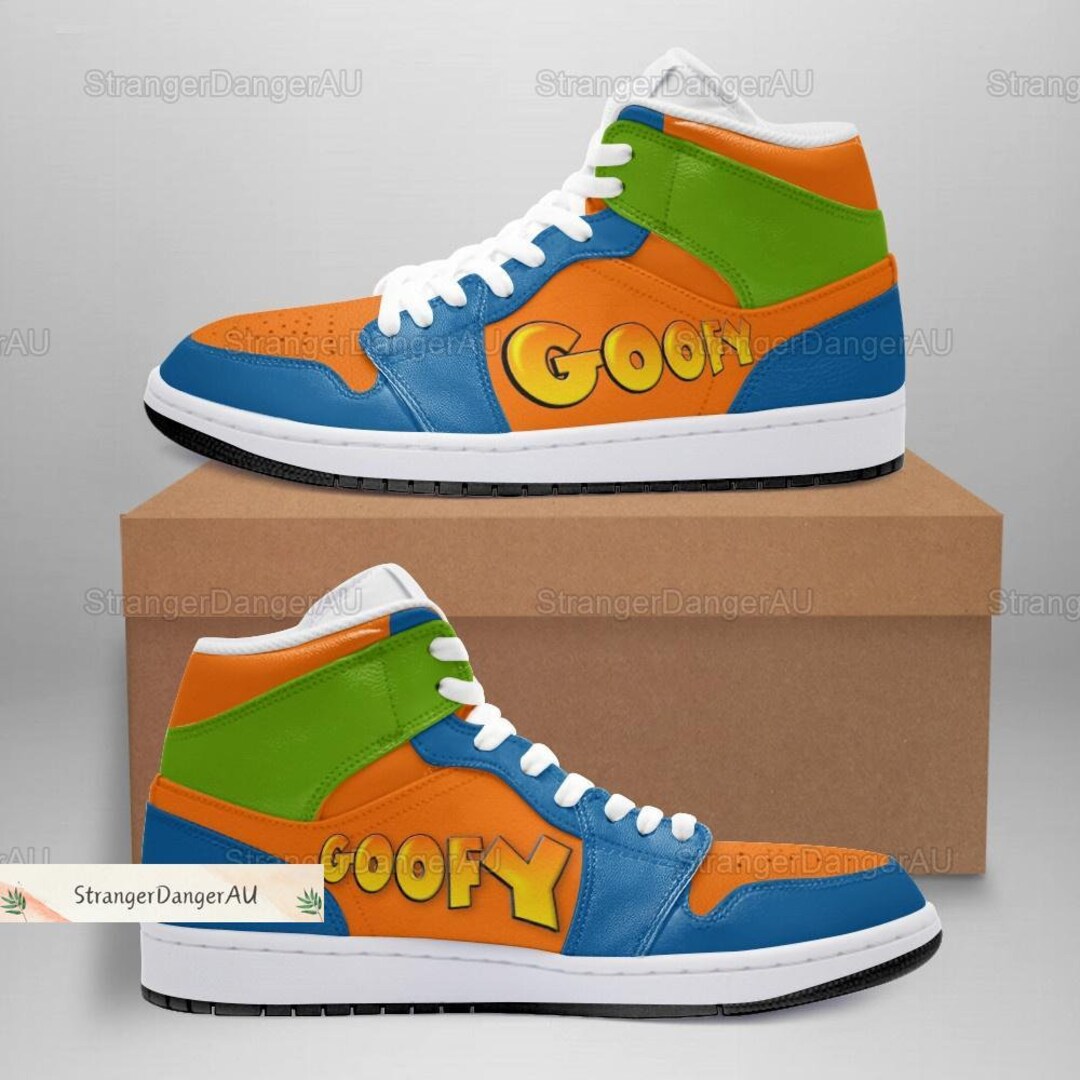 Disney Goofy Shoes, Goofy Dog Sneakers , Mickey Goofy Cartoon Trendy ...