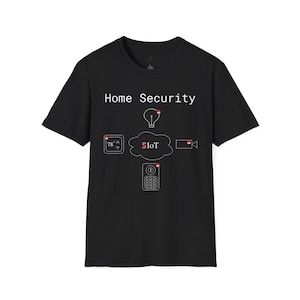 T-shirt Cybersécurité | Cadeau humoristique sur la sécurité domestique connectée et les administrateurs système