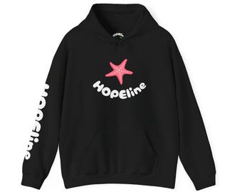 Black Coral Reef HOPEline Unisex Hoodie