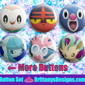 Pokemon Pin-back Button Badges image 8