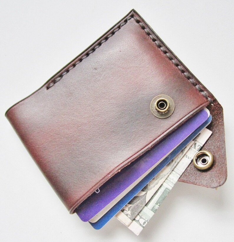Wallet Leather Mini Wallet. Wallet Leather Card Holder Wallet Etsy