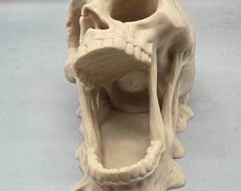 Doom Skull Dice Tower Customizable | 3D Printed Fantasy RPG Accessory