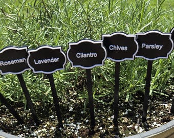 Personalized Plant Stakes | Customizable Herb Garden Markers