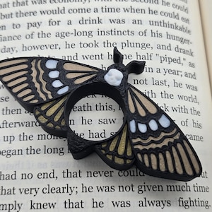 Moth Page Holder | Unique Butterfly-Inspired Book Accessory | Gift for Readers Bookworms Novel Lovers