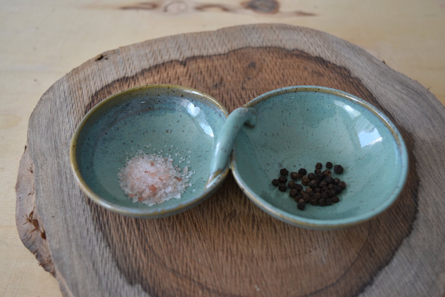 Ceramic Salt and Pepper Bowls Stoneware Salt And Pepper Etsy