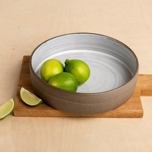 White Ceramic Condiment Snack Bowl Set with Glass Lids and Bamboo Serv –  MyGift