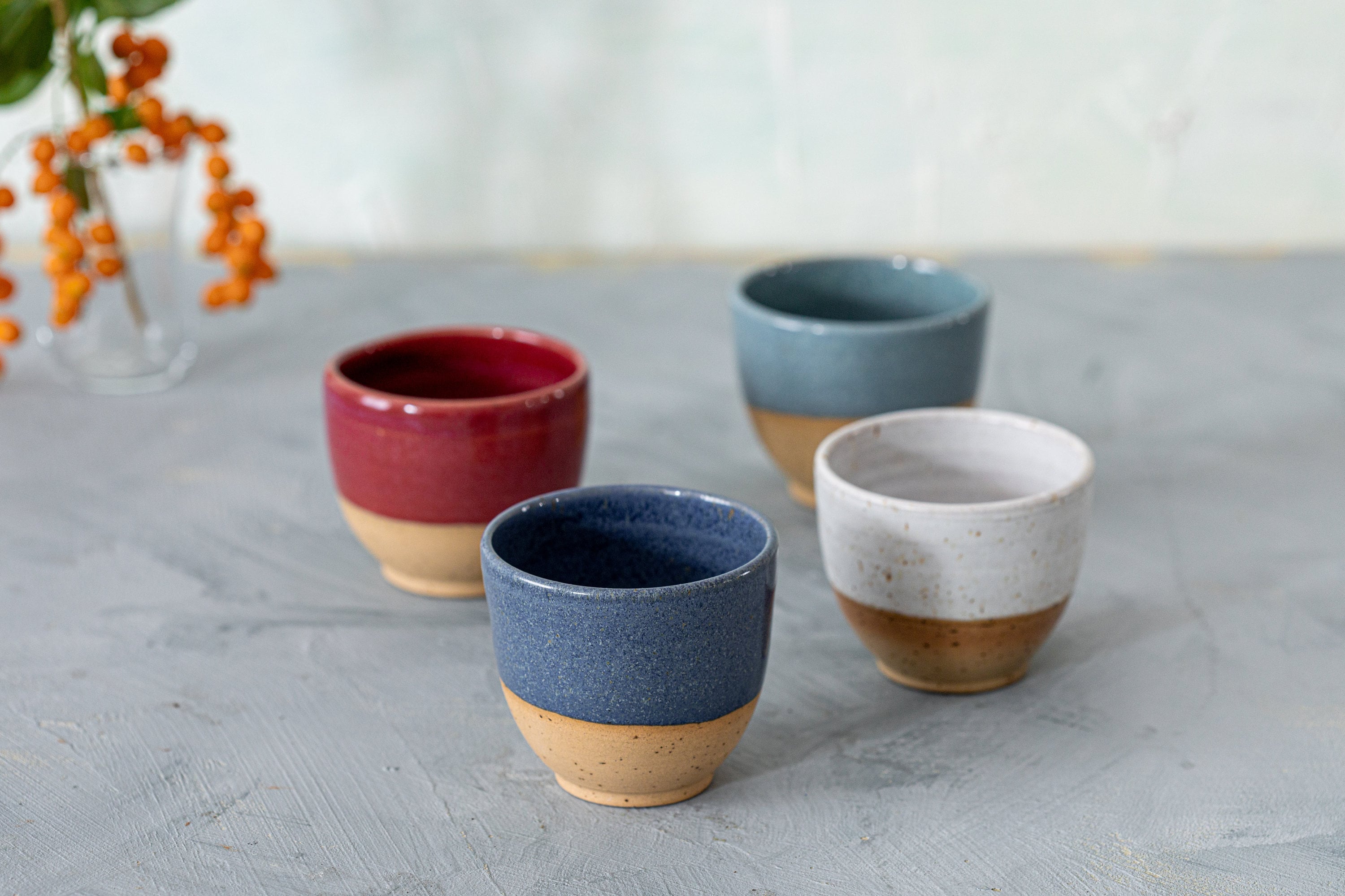 Sassy Espresso Cup - Set of 4 - Incartato Ceramics