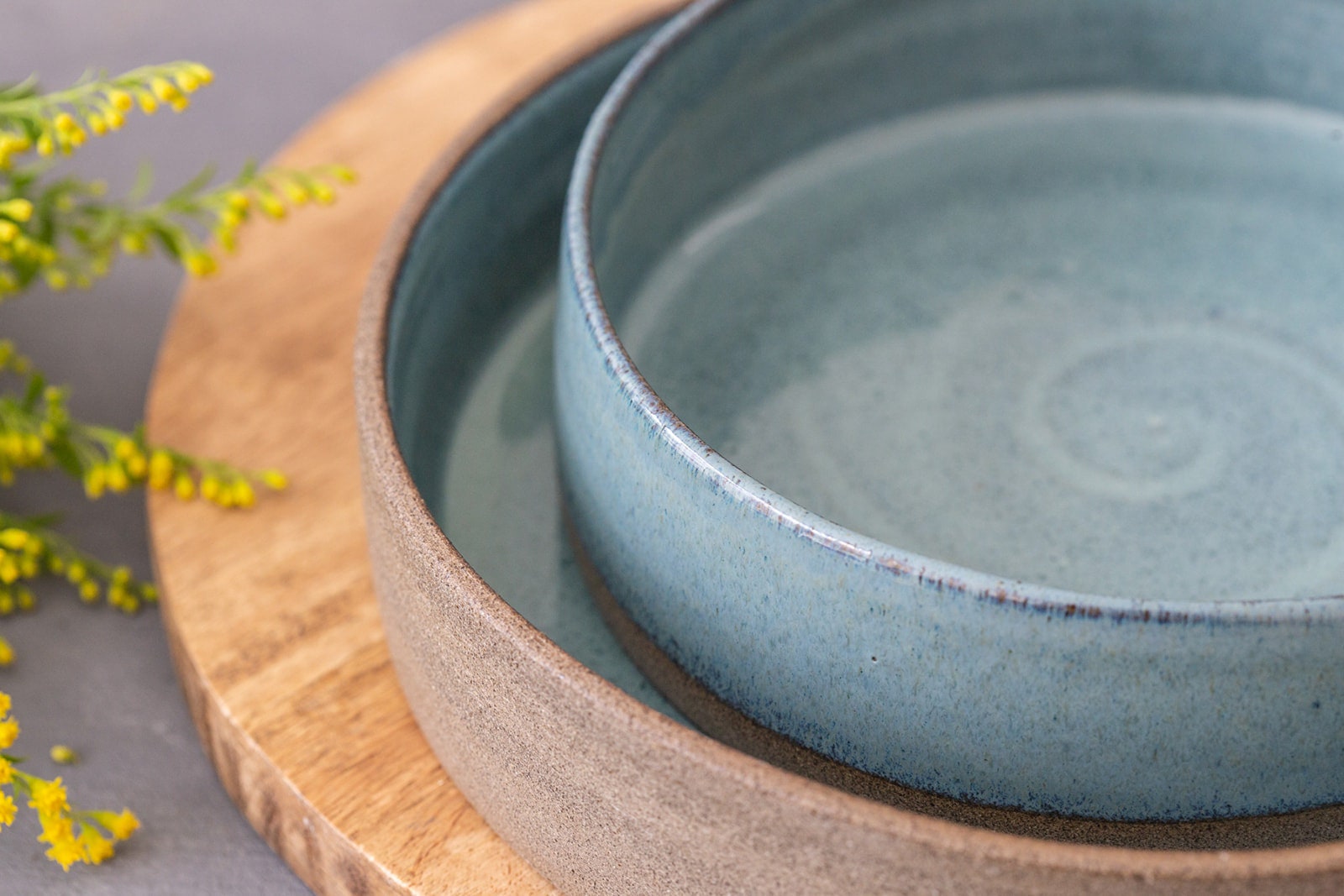 Ceramic Baking Set Baking and Serving Ceramic Bowl and Pie Etsy